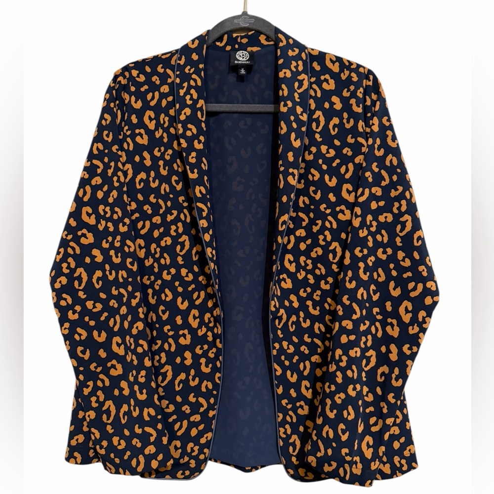 Bobeau Cheetah Print Blazer Size Medium - Picture 2 of 6